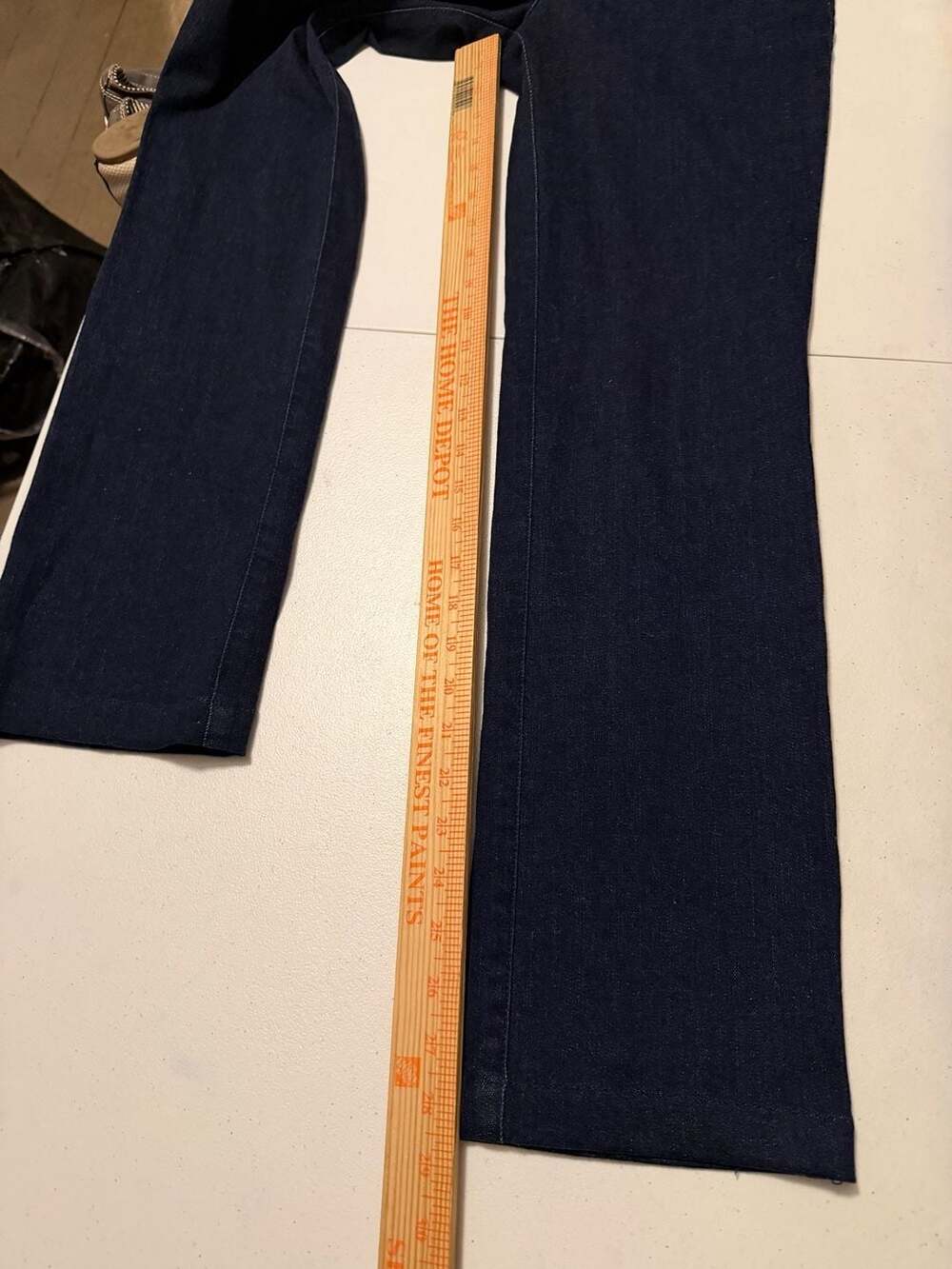 J.McLaughlin Pants Size 0 Dark Blue Cotton Blend Denim - Picture 6 of 8